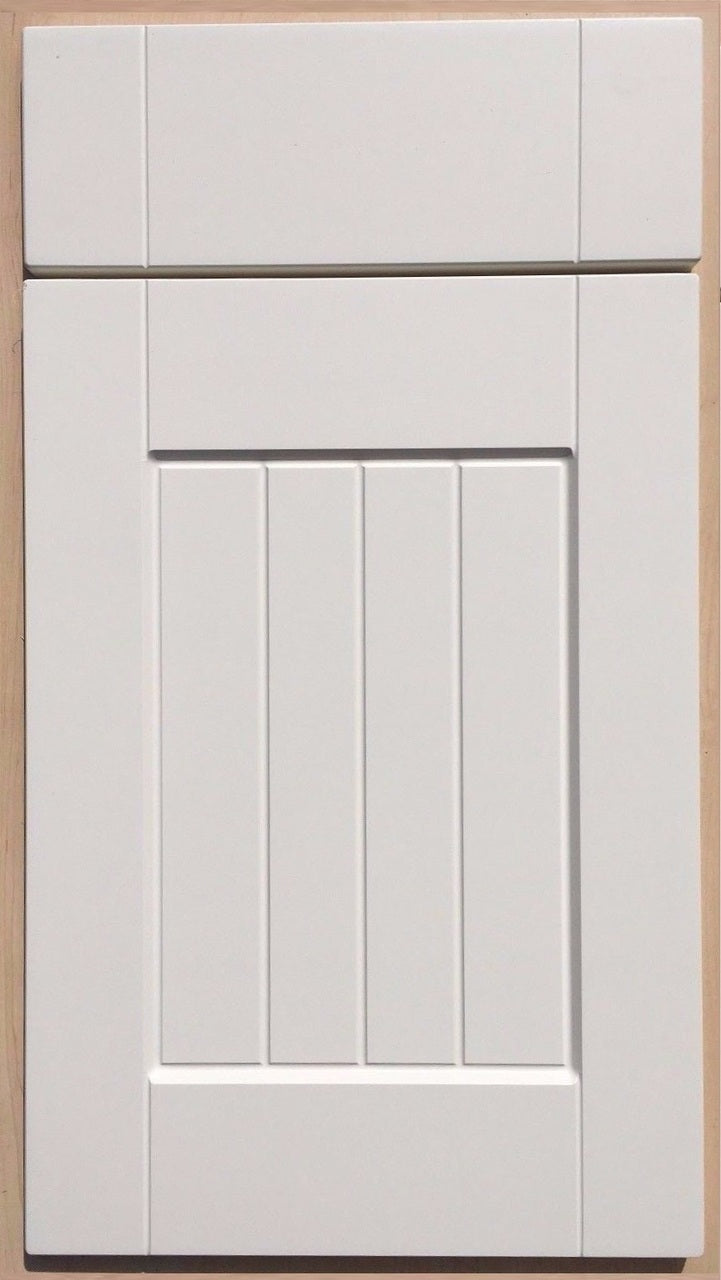 Matt Ivory Shaker Tongue and Groove Panel *(Compatible Magnet Kitchen)* Doors