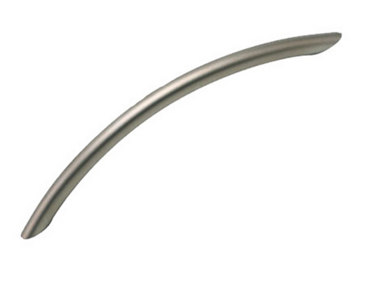 Satin Nickel Plate Stainless Steel Bow Kitchen Unit Door Drawer Handles 10x160mm