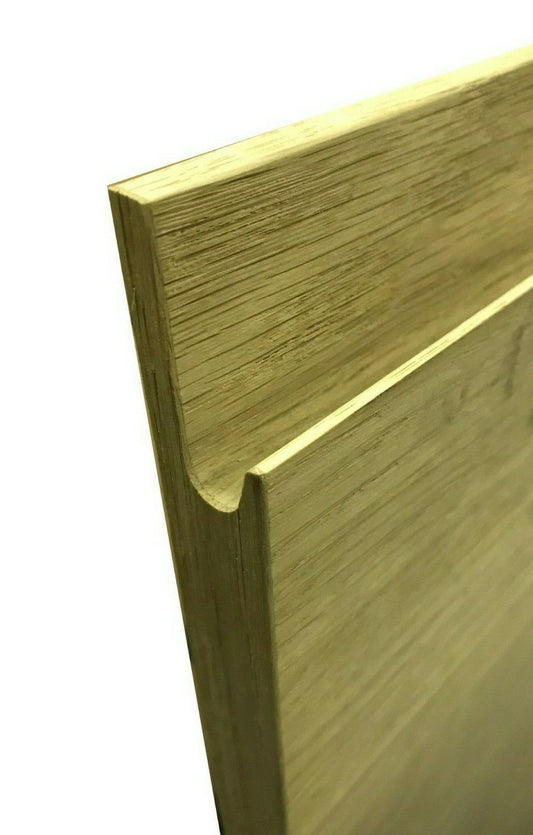J Handle Untreated Wood Veneer Door