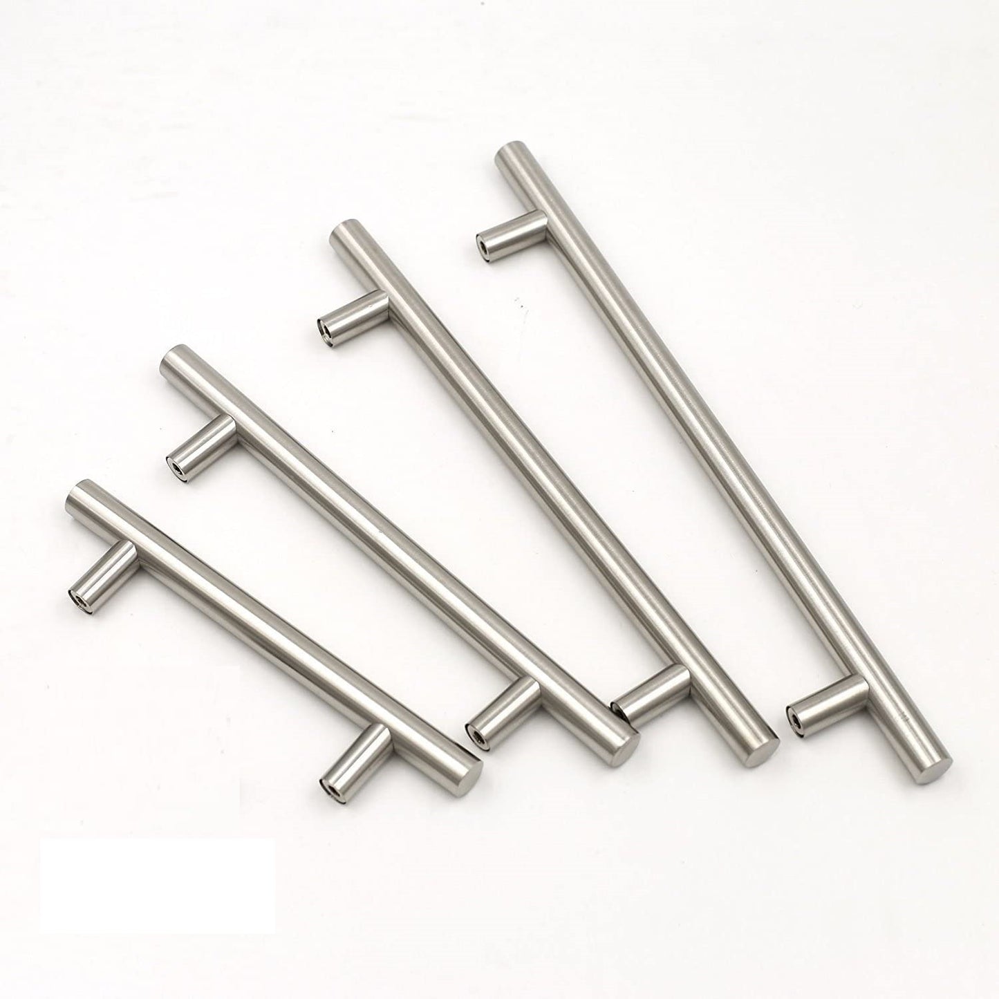 Heavy Duty Stainless Steel T - Bar Kitchen Unit Door Handles Up To 350mm Long 288 H/C