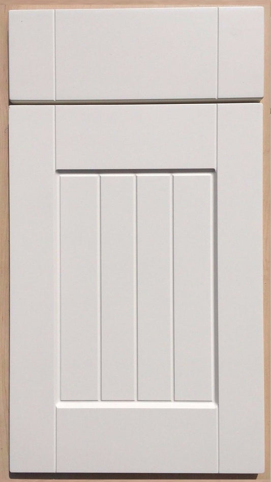 Matt Ivory Shaker Tongue and Groove Panel *(Compatible Magnet Kitchen)* Doors
