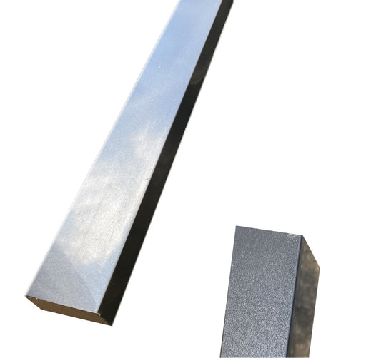 Square Style 75mm x 25mm Gloss Anthracite Sparkly Dark Grey kitchen pelmet or cornice