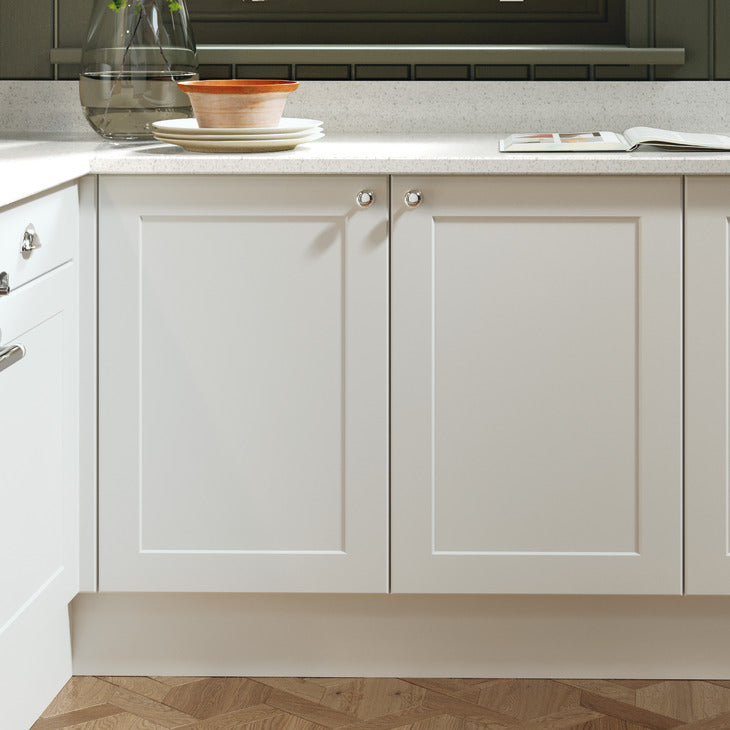 Hafele York Matt White Cabinet Cupboard Shaker Style Door & Drawer Fronts