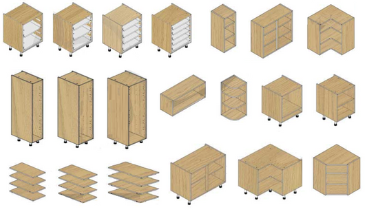 Flat Pack Kitchen Units