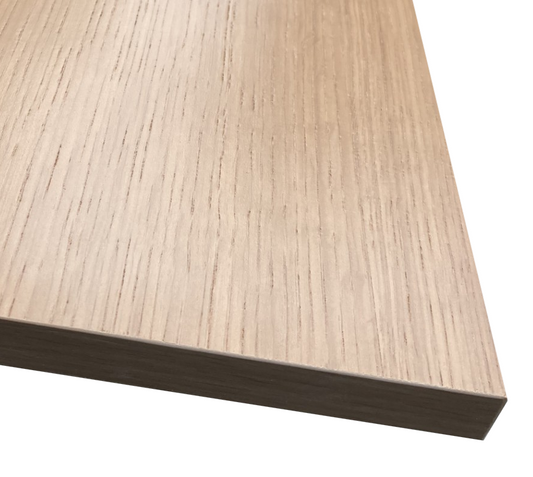 Veneered Light Oak End Panel Board with plywood core 18mm thick