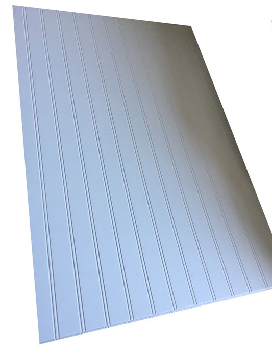 Matt White Double Groove Bead and Butt End Panel