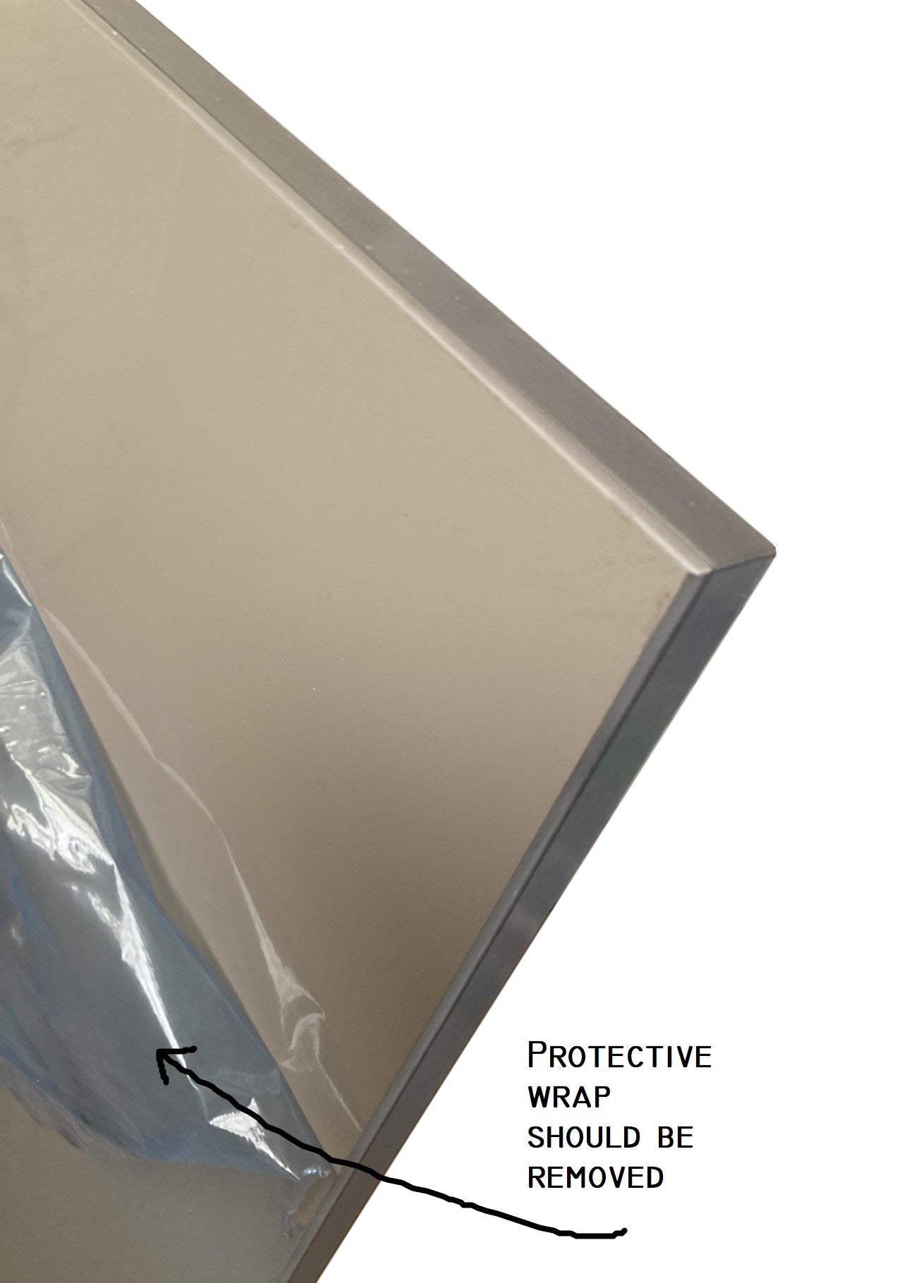 Ultra Gloss Acrylic Faced Door & Drawer Fronts Stone 19mm Slab